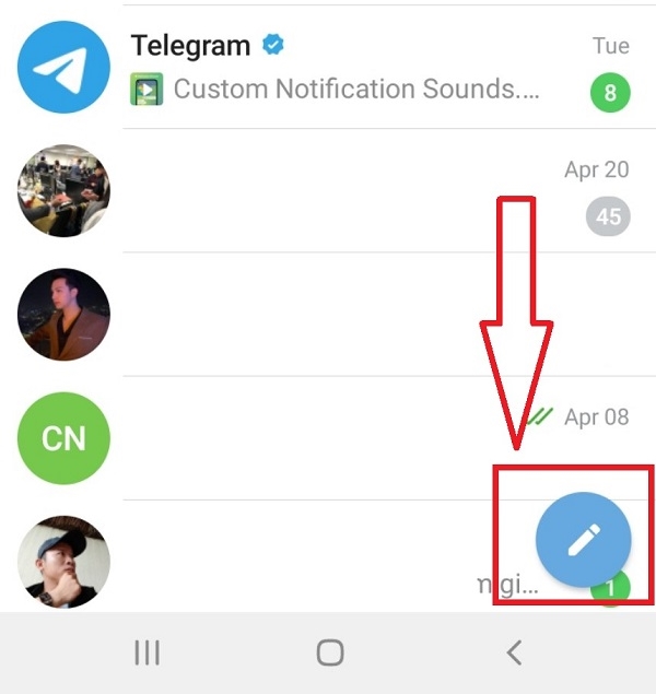 cách tạo nhóm telegram