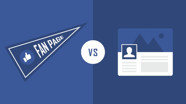 Điểm khác biệt giữa tài khoản facebook cá nhân và fanpage