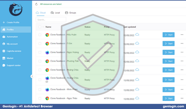 Tránh checkpoint facebook với antidetect browser genlogin