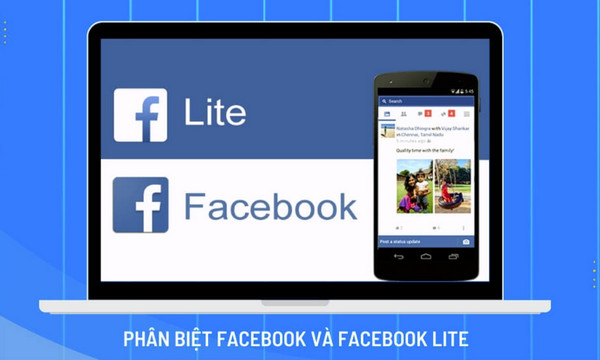 So sánh facebook lite và facebook