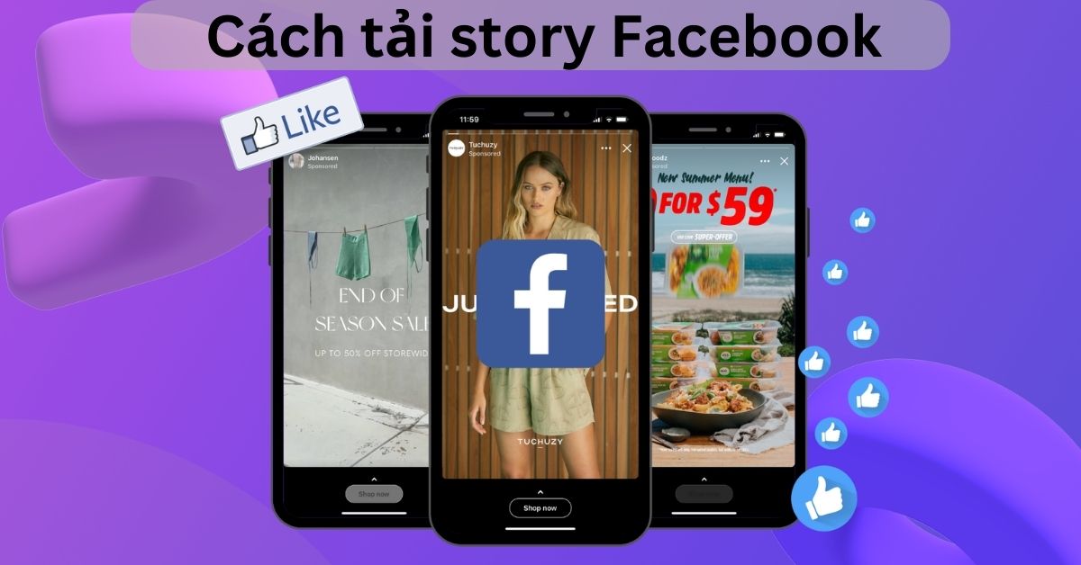 Tải, lưu story Facebook bằng FDownloader