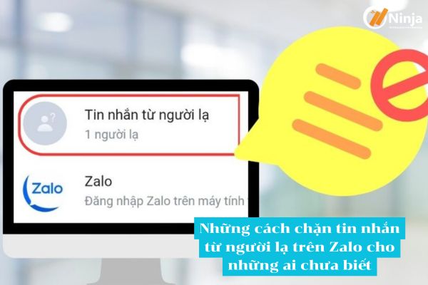 cách chặn tin nhắn từ người lạ trên Zalo