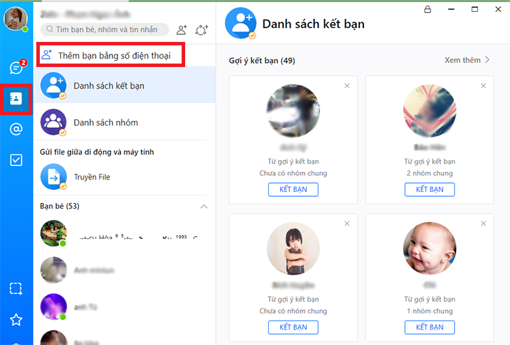 Truy cập vào Zalo Web
