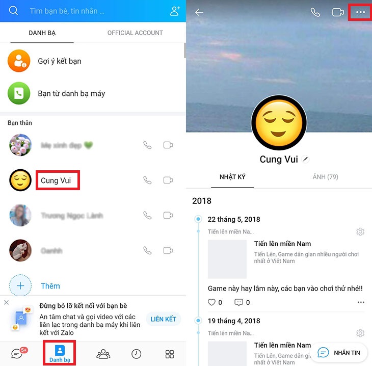 Tìm tài khoản
