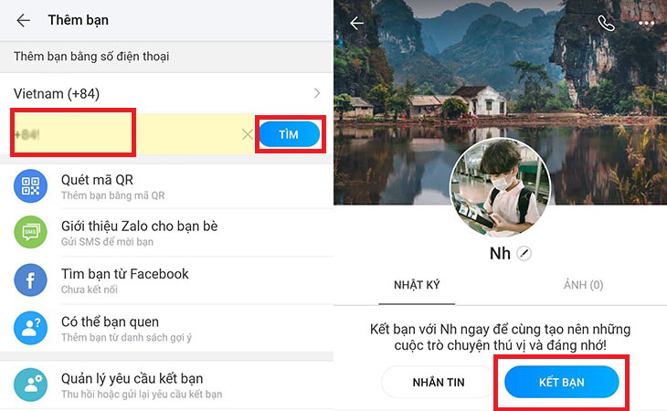 Nhập số điện thoại
